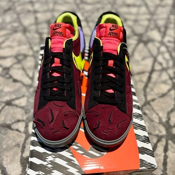 Nike Blazer Low Acronym “Night Maroon” Sz:10.5M - Picture 2 of 3